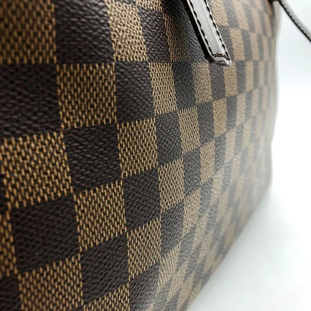 LOUIS VUITTON Authentic Brown Damier Canvas Shoulder Bag - Picture 3 of 12